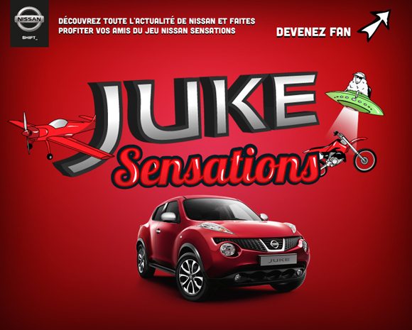 NISSAN JUKE SENSATIONS LE JEU
