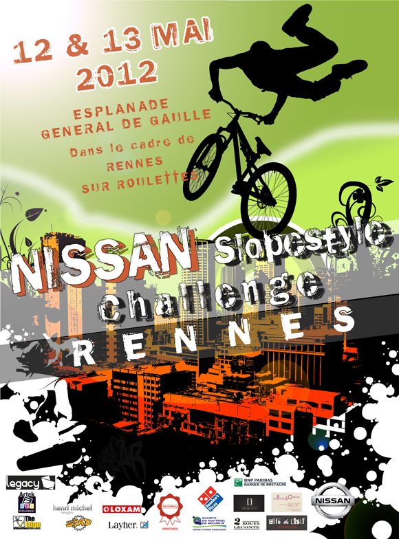 AFFICHE NISSAN SLOPE STYLE