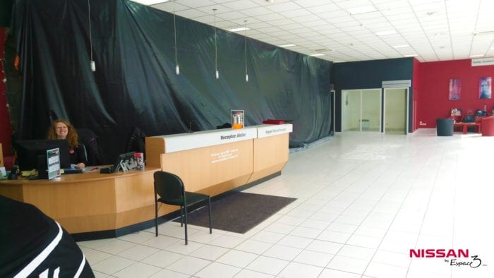 Accueil Nissan Espace 3 Laval en rénovation Accueil Nissan Espace 3 Laval en rénovation